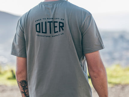 Outer Emblem T-shirt - Sage Green
