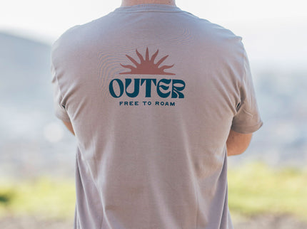 Outer Sungazer T-shirt -Light Grey
