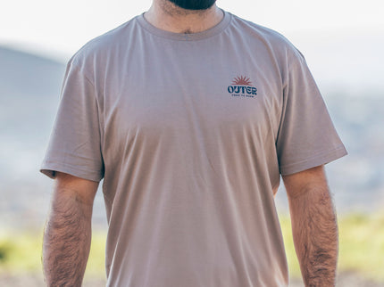 Outer Sungazer T-shirt -Light Grey
