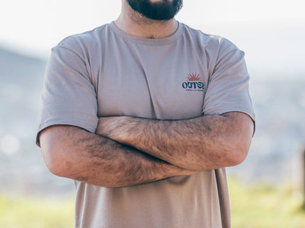 Outer Sungazer T-shirt -Light Grey