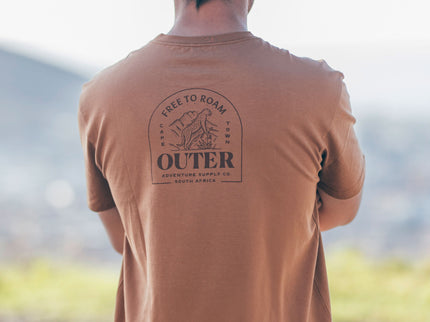 Outer Roamer T-shirt - Burnt Orange