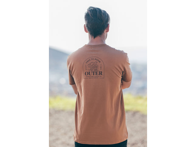 Outer Roamer T-shirt - Burnt Orange