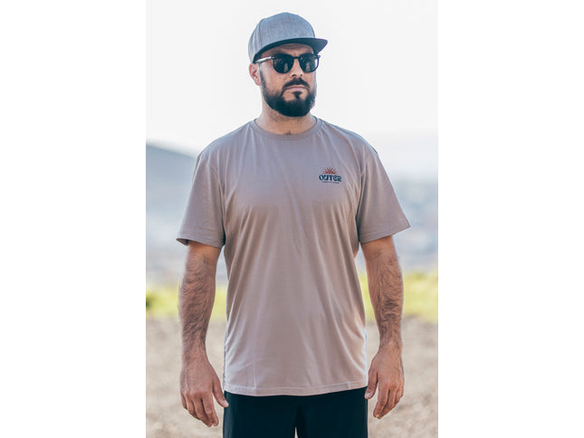 Outer Sungazer T-shirt -Light Grey